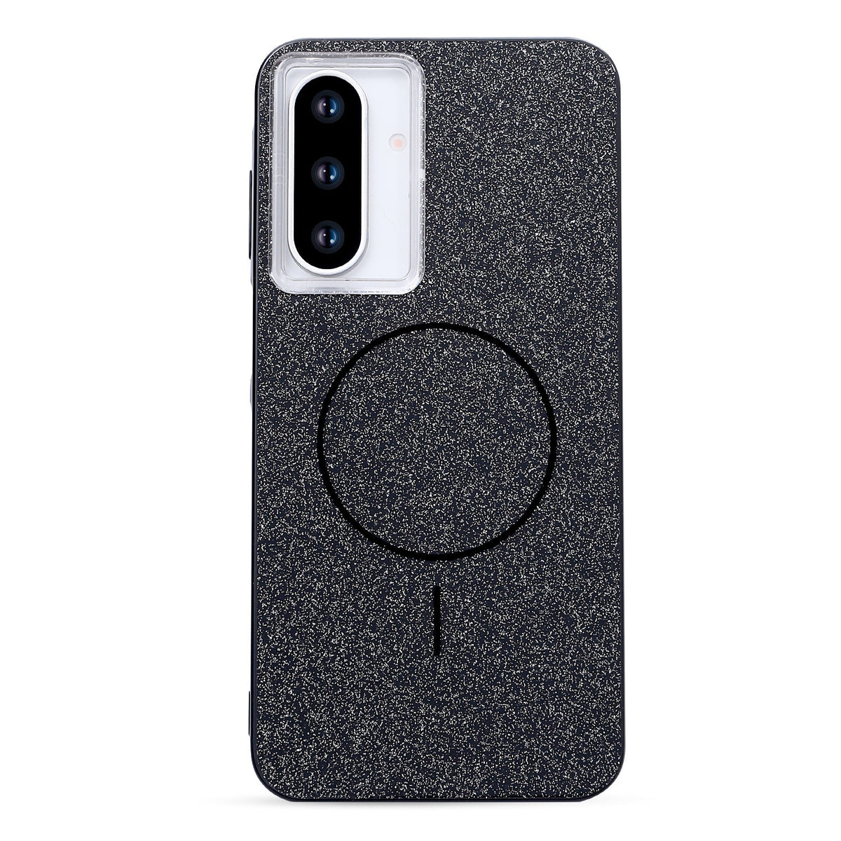 Samsung Galaxy A17 Hoesje - Zwart - Glitter MagSafe Back Cover