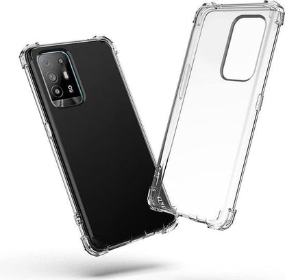 Oppo A94 5G Hoesje - Transparant - Anti-Shock Back Cover