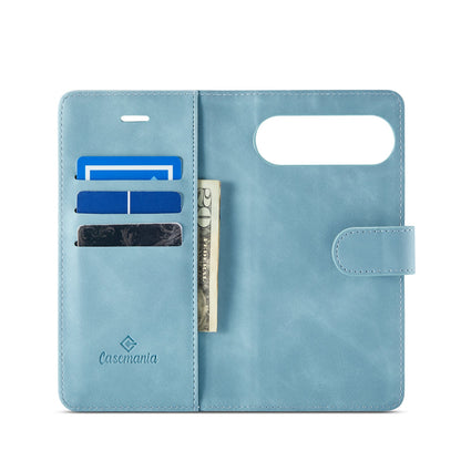 Google Pixel 9 Pro XL Hoesje - Aqua Blue - 2 in 1 Bookcase