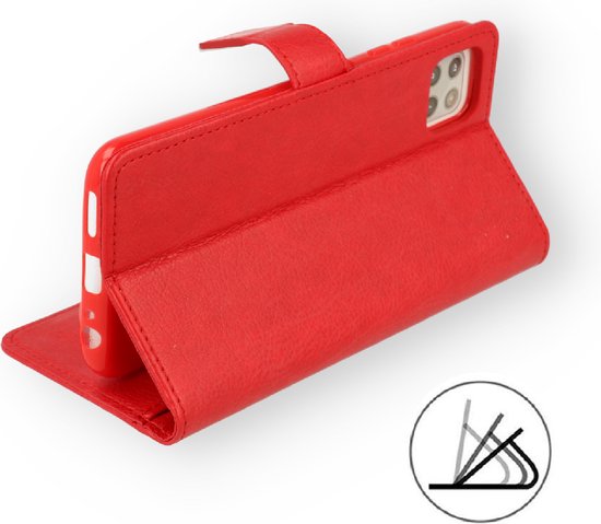 Samsung Galaxy S22 Ultra Hoesje - Rood - Bookcase