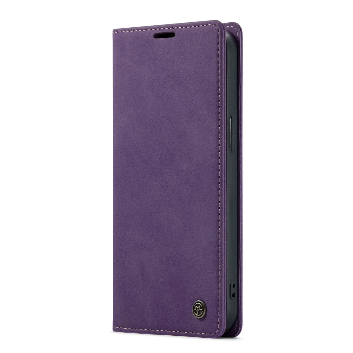 Apple iPhone 15 Hoesje - Deep Purple - Dunne Bookcase