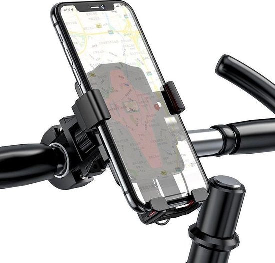 Hoco Motorcycle Phone Holder - Universal Holder for Bicycle, Kick Scooter, Pushchair and Scooter