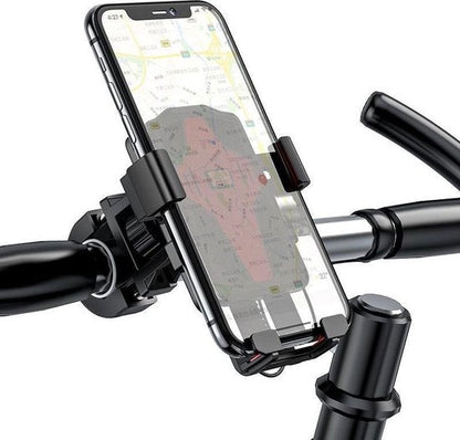 Hoco Motorcycle Phone Holder - Universal Holder for Bicycle, Kick Scooter, Pushchair and Scooter