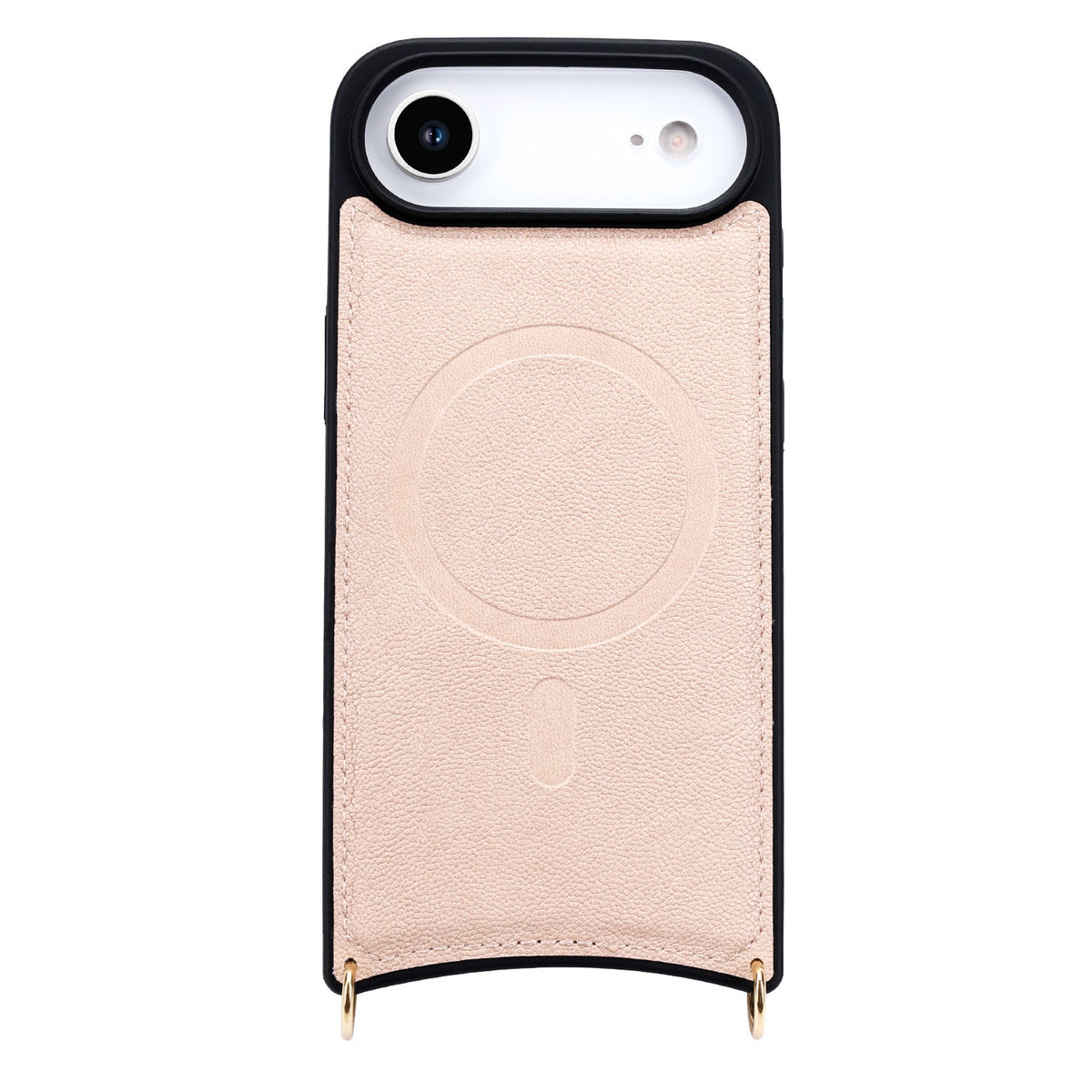 Apple iPhone Air Hoesje - Roze - CM Amsterdam Back Cover met Telefoonkoord