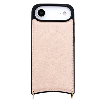 Apple iPhone Air Hoesje - Roze - 'Amsterdam' Magnetische Wallet Case met Pasjeshouders en