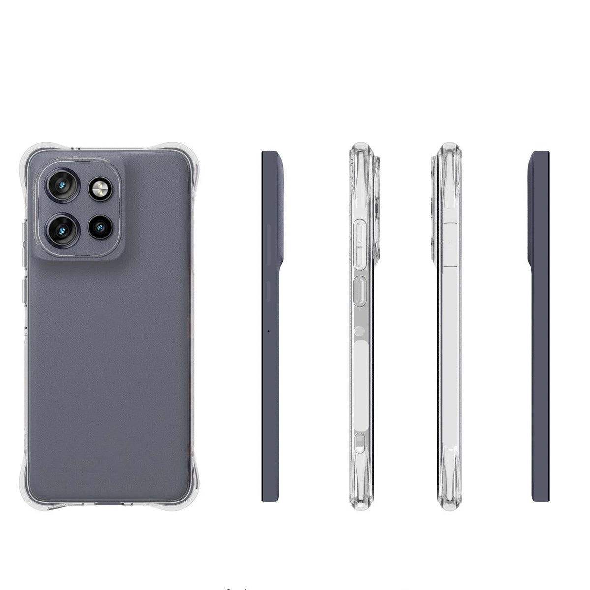 Motorola Edge 70 Hoesje - Transparant - Extra Stevig Back Cover