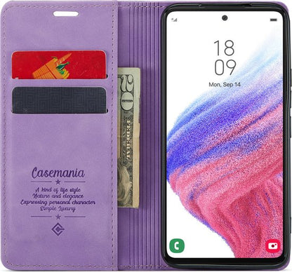 Samsung Galaxy A53 5G Hoesje - Bright Lila - Dunne Bookcase