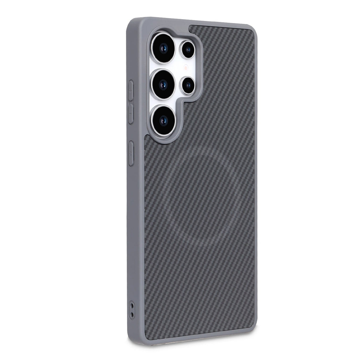 Samsung Galaxy S25 Ultra Hoesje - Grijs - Carbon MagSafe Back Cover