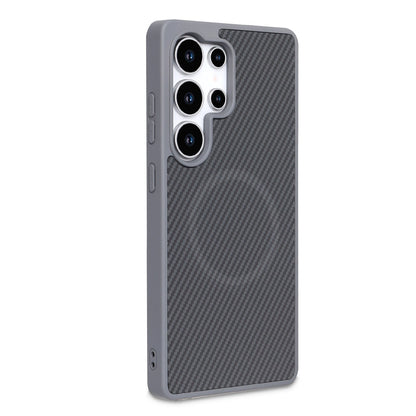 Samsung Galaxy S23 Ultra Case - Grey - Carbon MagSafe Back Cover
