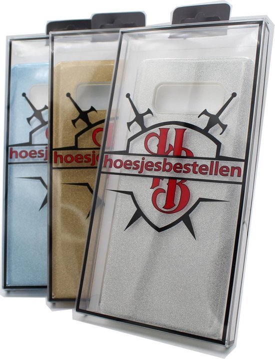 Samsung Galaxy S22 Ultra Hoesje - Goud - Glitter Back Cover