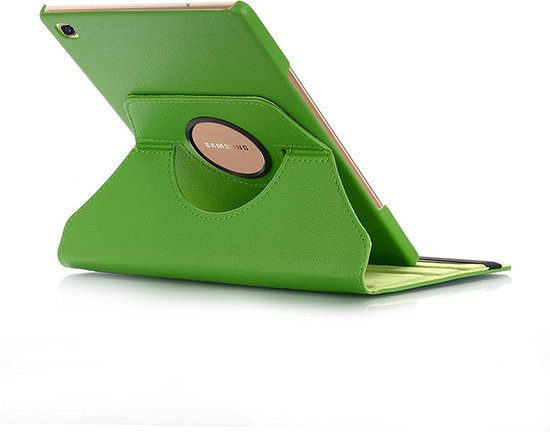Samsung Galaxy Tab S6 Lite Tablet Case - Green - Rotating Folio Case