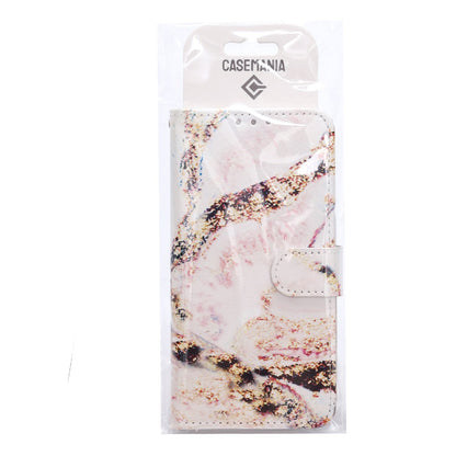 Samsung Galaxy A36 Hoesje - Zand Marmer - Print Bookcase