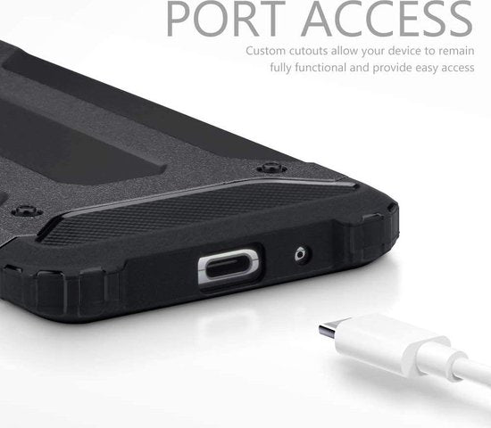 Samsung Galaxy S20 Hoesje - Zwart - Armor Back Cover