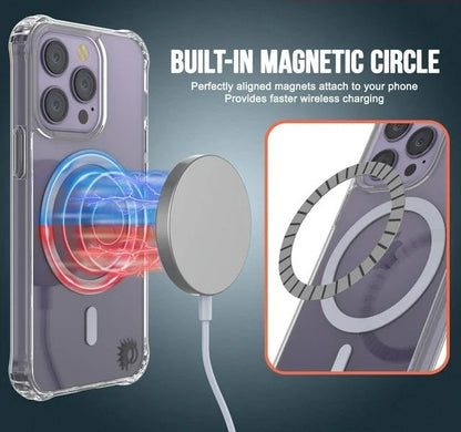 Apple iPhone 12 Pro Hülle - Transparent - Stoßfestes MagSafe-Backcover
