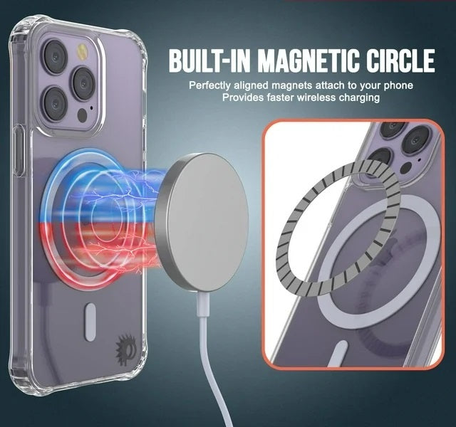 Apple iPhone 13 Pro Hülle - Transparent - Stoßfestes MagSafe-Backcover