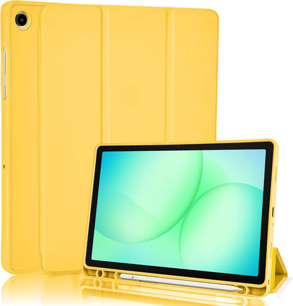 Samsung Galaxy Tab A11 Plus Tablethoes - Geel - Smart Cover