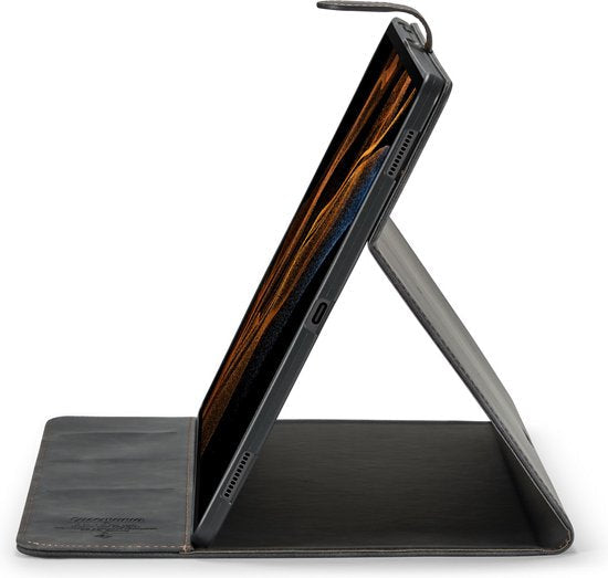 Samsung Galaxy Tab S8 Ultra Tablethoes - Charcoal Gray - Draaibare Bookcase