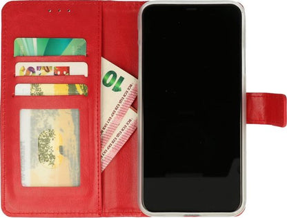 LG K52 Hoesje - Rood - Bookcase
