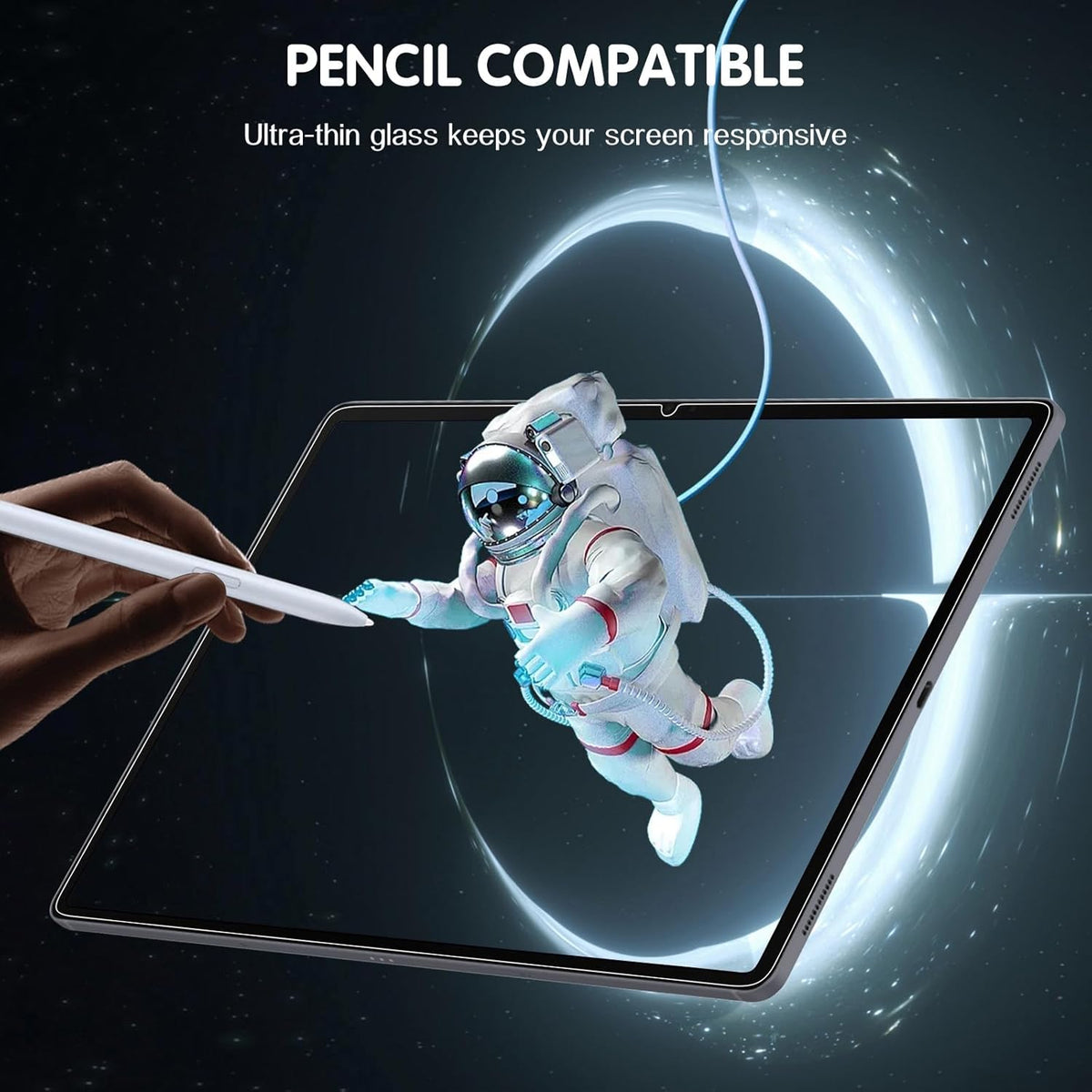 Samsung Galaxy Tab S10 Plus / S9 Plus / S9 FE Plus / S8+ / S7+ / S7 FE Screenprotector - Full Cover - 2 Stuks