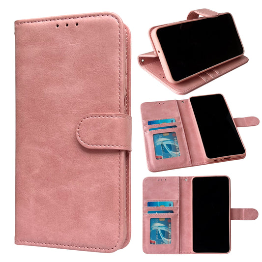 Samsung Galaxy A15 5G Hoesje - Roze - Luxe Bookcase