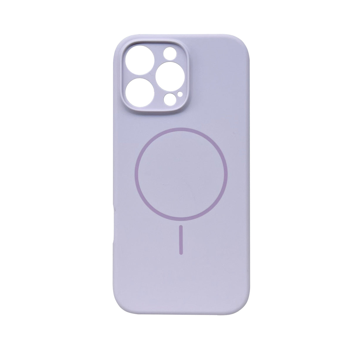 Apple iPhone 16 Pro Hoesje - Paars - Extra Sterke Liquid Siliconen MagSafe Back Cover met Magneetring