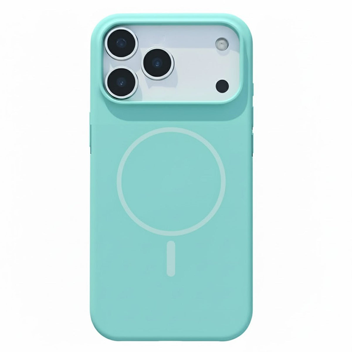 Apple iPhone 18 Pro Max Hoesje - Blauw - Soft Siliconen Magsafe Back Cover