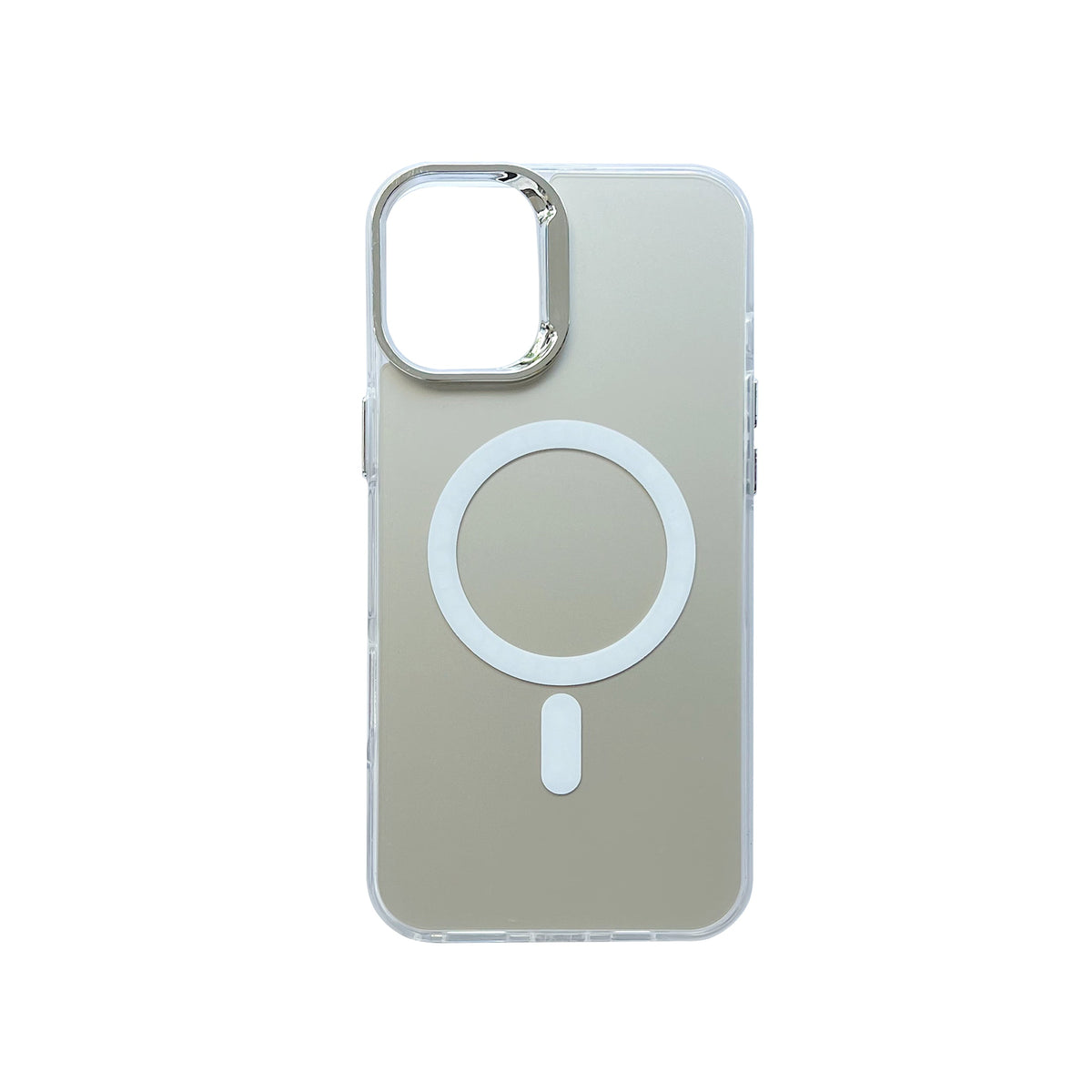 Apple iPhone 15 Plus Hülle - Silber - Fusion-Armor-MagSafe-Backcover