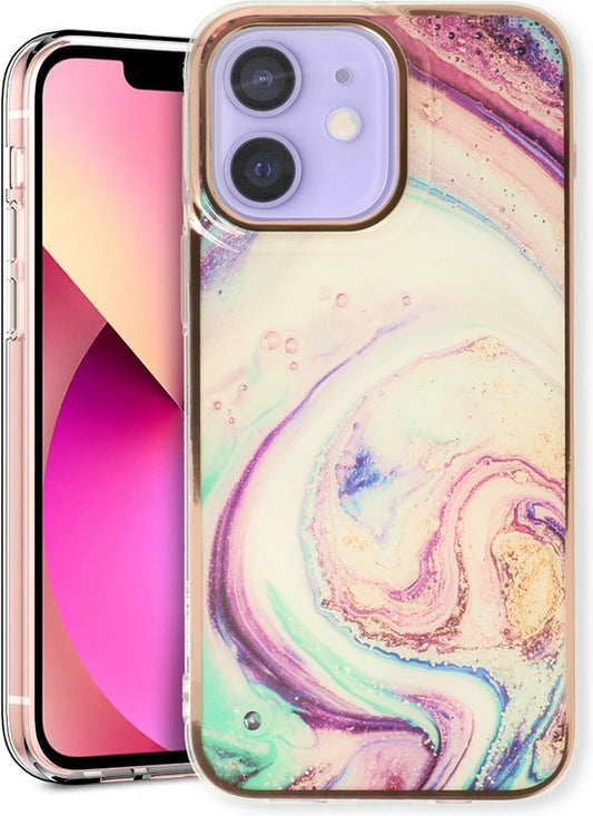 Apple iPhone 11 Hoesje - Twist - Siliconen Marmer Back Cover