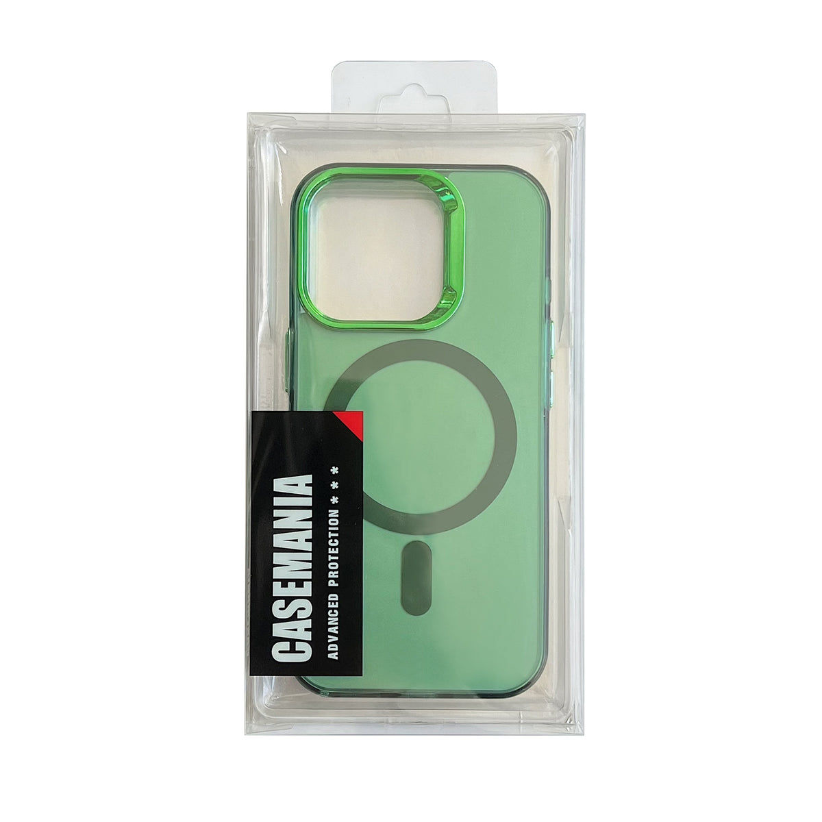 Apple iPhone 12 Pro Case - Green - Fusion Armor MagSafe Back Cover