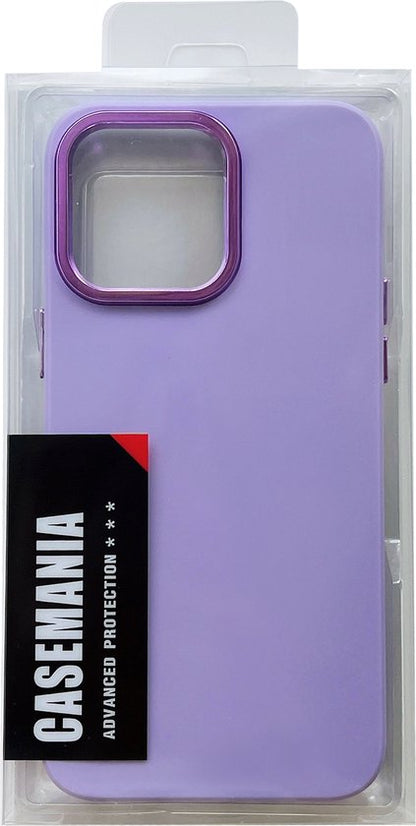 Apple iPhone 14 Pro Max Case - Purple - Shockproof Silicone Back Cover