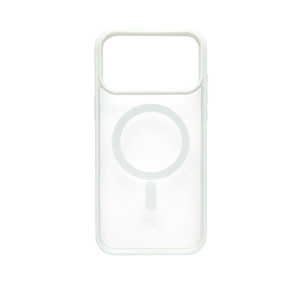 Apple iPhone 17 Pro Max Hoesje - Wit - Bumper MagSafe Back Cover