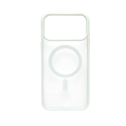 Apple iPhone 17 Pro Max Hülle - Weiß - Bumper-MagSafe-Backcover