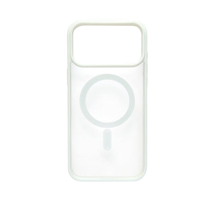 Apple iPhone 18 Pro Max Hülle - Weiß - Bumper-MagSafe-Backcover