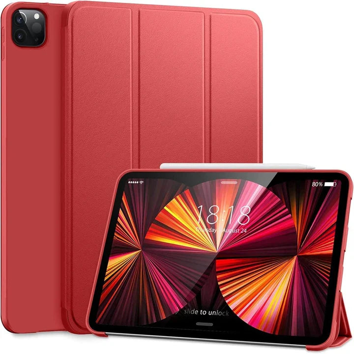 Apple iPad Pro 11 (2024) Tablethoes - Rood - Smart Cover