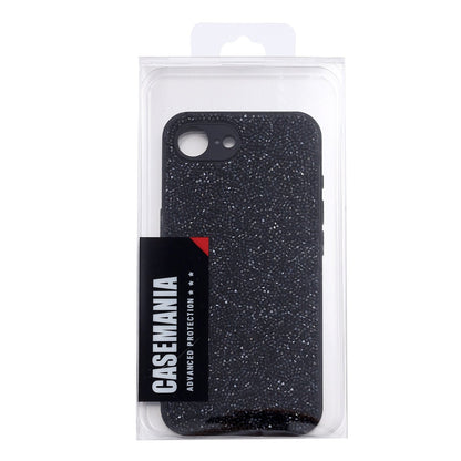 Coque iPhone 17e - Noir - Étui arrière à paillettes diamant