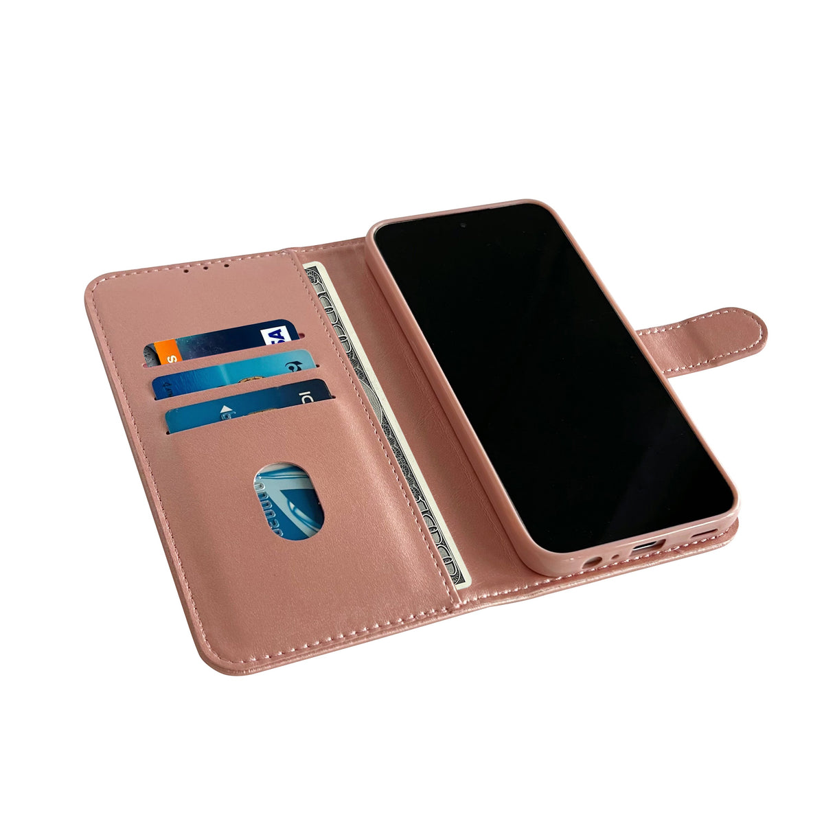 Samsung Galaxy A35 5G Hoesje - Rosegoud - Bookcase