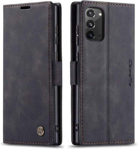 Samsung Galaxy Note20 Hoesje - Zwart - Dunne Bookcase