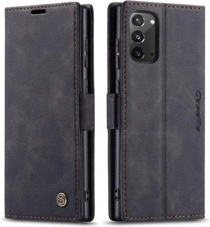 Samsung Galaxy Note20 Hoesje - Zwart - Dunne Bookcase