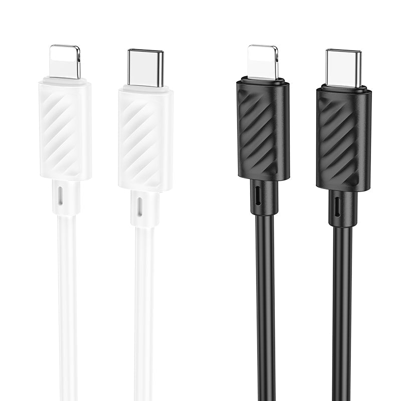 Hoco Type C to Lightning Charging Cable - USB C to Lightning - 20W- White