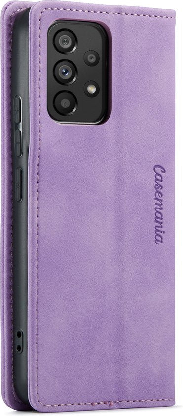 Samsung Galaxy A53 5G Hoesje - Bright Lila - Dunne Bookcase