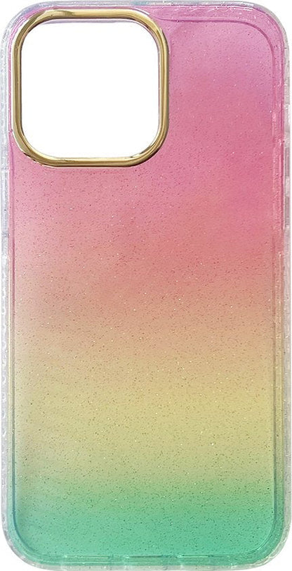 Apple iPhone 13 Pro Max Hoesje - Roze - Extra Stevige Glitter Back Cover