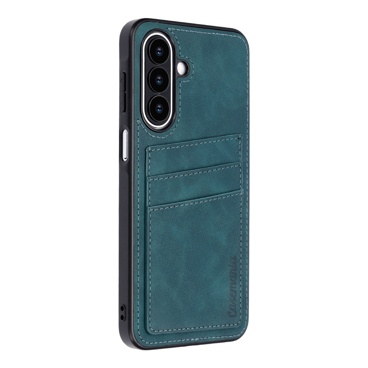 Samsung Galaxy A27 Hoesje - Emerald Green - Kunstleren Back Cover met Pasjeshouder