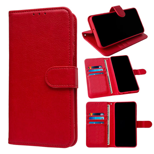 Samsung Galaxy S25 Hoesje - Rood - Bookcase