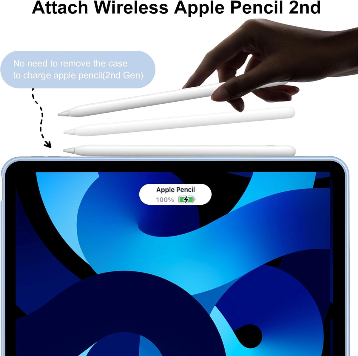 iPad Air 10.9 inch Tablethoes - Licht Blauw - Smart Cover
