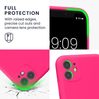 iPhone 11 Case - Pink - Liquid Silicone Back Cover