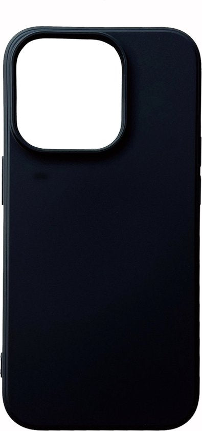 Apple iPhone 14 Pro Hülle - Schwarz - Mikrofaser Silikon Backcover