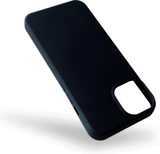 Apple iPhone 14 Case - Black - Microfiber Silicone Back Cover
