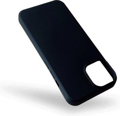 Apple iPhone 14 Case - Black - Microfiber Silicone Back Cover