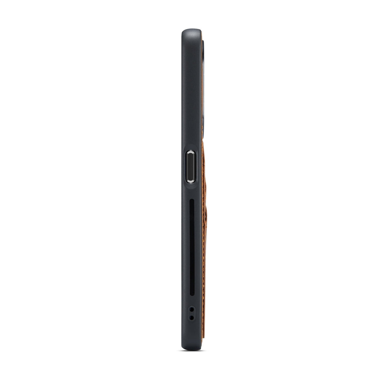Oppo A98 Hoesje - Sienna Brown - Back Cover met Pasjeshouder