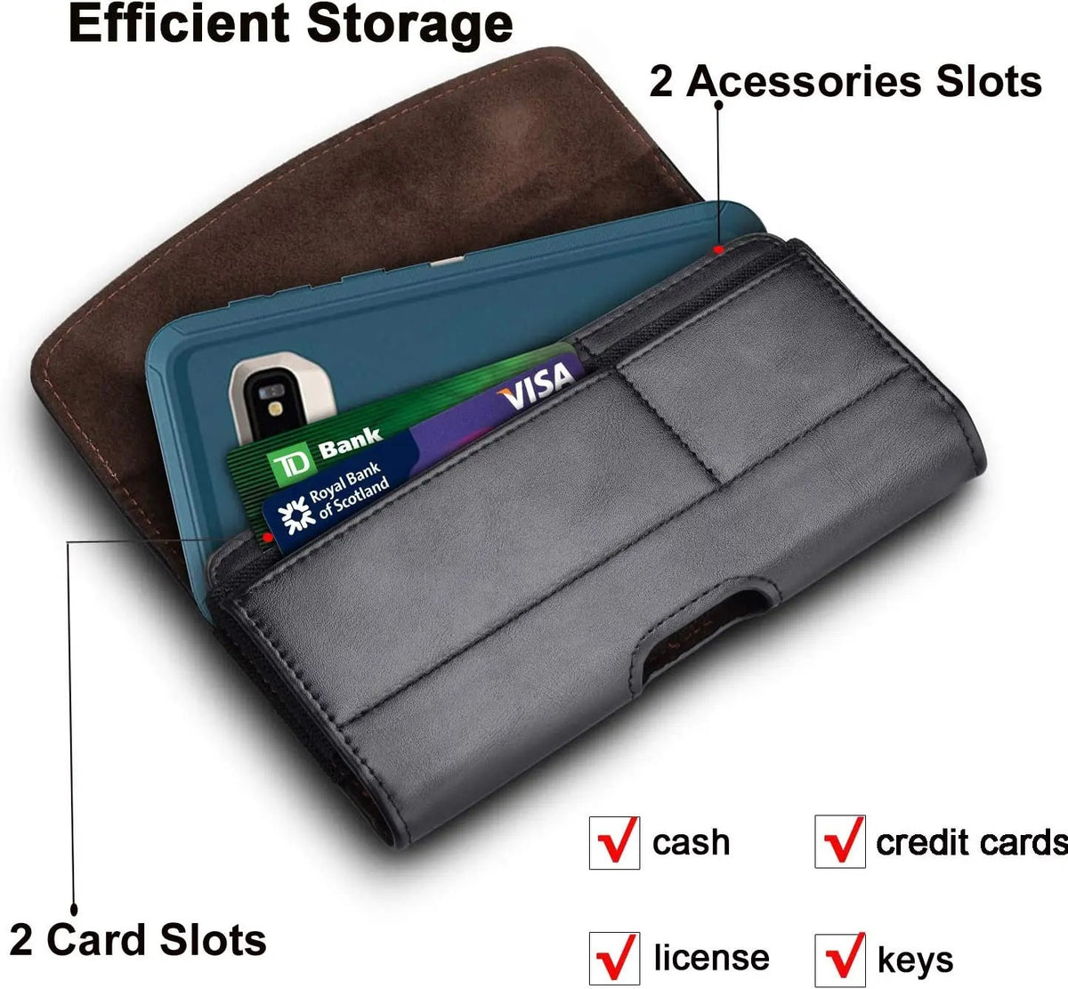 Google Pixel 7 Pro Hoesje - Zwart - Riemtas Back Cover
